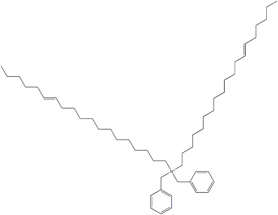 Di(13-nonadecenyl)dibenzylaminium Struktur