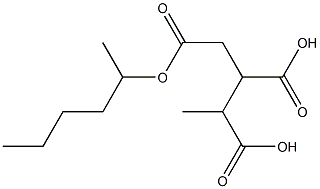 Butane-1,2,3-tricarboxylic acid 2-hexyl ester Struktur