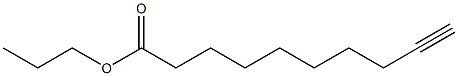 9-Decynoic acid propyl ester Struktur