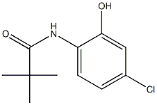 N-(4-Chloro-2-hydroxyphenyl)pivalamide Struktur