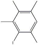 2-Iodo-1,3,4,5-tetramethylbenzene Struktur