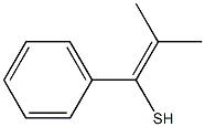 2-Methyl-1-phenyl-1-propene-1-thiol Struktur