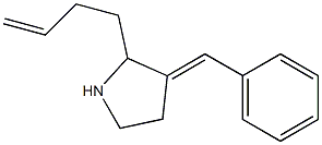 2-(3-Butenyl)-3-benzylidenepyrrolidine Struktur