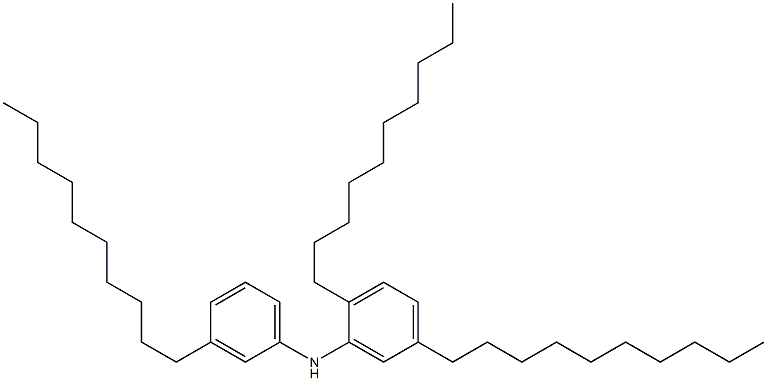 3,2',5'-Trisdecyl[iminobisbenzene] Struktur