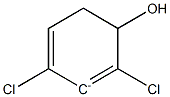 2,4-Dichlorophenol anion Struktur