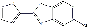 2-(2-Furanyl)-5-chlorobenzoxazole Struktur