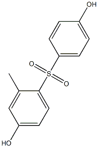 4,4'-Dihydroxy-2'-methyl[sulfonylbisbenzene] Struktur