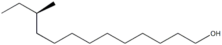 [R,(-)]-11-Methyl-1-tridecanol Struktur