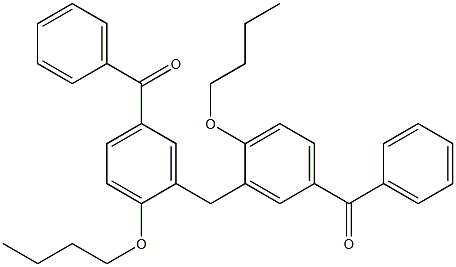 3,3''-Methylenebis(4-butoxybenzophenone) Struktur