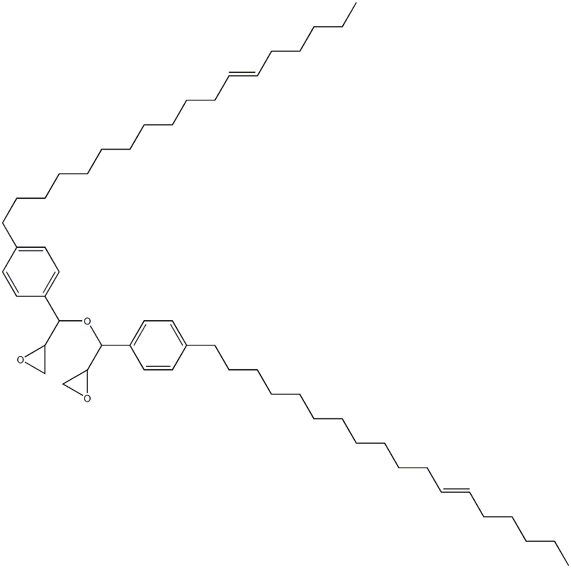 4-(12-Octadecenyl)phenylglycidyl ether Struktur