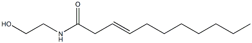 N-(2-Hydroxyethyl)-3-undecenamide Struktur