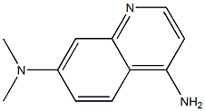 4-Amino-7-(dimethylamino)quinoline Struktur