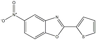 2-(2-Thienyl)-5-nitrobenzoxazole Struktur