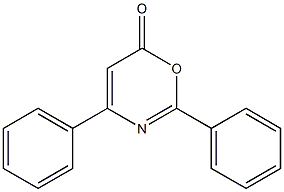 2,4-Diphenyl-6H-1,3-oxazin-6-one Struktur