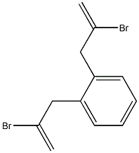 1,2-Di(2-bromoallyl)benzene Struktur