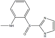 2-[[2-[Methylamino]phenyl]sulfinyl]-1H-imidazole Struktur