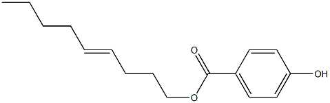 4-Hydroxybenzoic acid 4-nonenyl ester Struktur