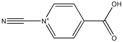 1-Cyanopyridinium-4-carboxylic acid Struktur