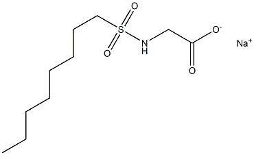 N-Octylsulfonylglycine sodium salt Struktur