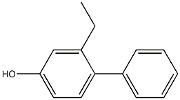 3-Ethyl-4-phenylphenol Struktur