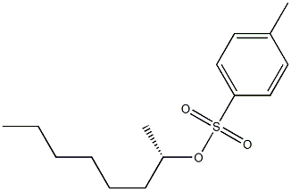 (+)-p-Toluenesulfonic acid (S)-1-methylheptyl ester Struktur