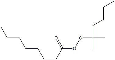 Octaneperoxoic acid 1,1-dimethylpentyl ester Struktur