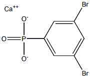 3,5-Dibromophenylphosphonic acid calcium salt Struktur