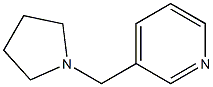 1-(3-Pyridinylmethyl)pyrrolidine Struktur