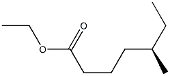 [R,(-)]-5-Methylheptanoic acid ethyl ester Struktur