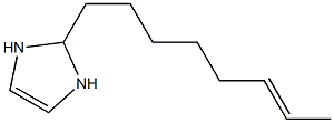 2-(6-Octenyl)-4-imidazoline Struktur