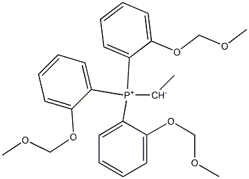 1-Tris(2-methoxymethoxyphenyl)phosphonioethan-1-ide Struktur