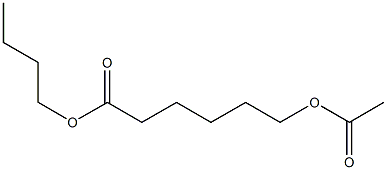 6-Acetoxyhexanoic acid butyl ester Struktur