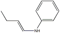 N-(1-Butenyl)aniline Struktur