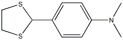 N,N-Dimethyl-4-(1,3-dithiolane-2-yl)aniline Struktur