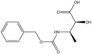 (2S,3R)-3-(Benzyloxycarbonylamino)-2-hydroxybutyric acid Struktur