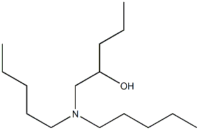 1-Dipentylamino-2-pentanol Struktur