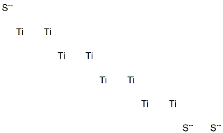 Octatitanium trisulfide Struktur