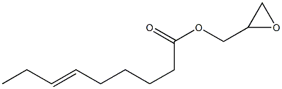 6-Nonenoic acid glycidyl ester Struktur