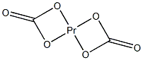 Bis(carbonylbisoxy)praseodymium(IV) Struktur