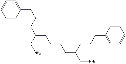 2,7-Bis(3-phenylpropyl)octane-1,8-diamine Struktur