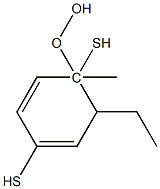 (3-Ethyl-2-methyl-2,5-dihydrothiophen)-2-yl hydroperoxide Struktur