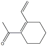 1-Acetyl-2-ethenyl-1-cyclohexene Struktur