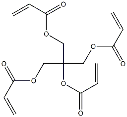 Trisacrylic acid 2-(acryloyloxymethyl)propane-1,2,3-triyl ester Struktur