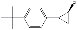 1-[(2S)-2-Chlorocyclopropyl]-4-(1,1-dimethylethyl)benzene Struktur