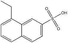 8-Ethyl-2-naphthalenesulfonic acid Struktur