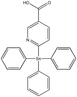 6-(Triphenylstannyl)nicotinic acid Struktur