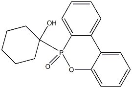 6-(1-Hydroxycyclohexyl)-6H-dibenz[c,e][1,2]oxaphosphorin 6-oxide Struktur