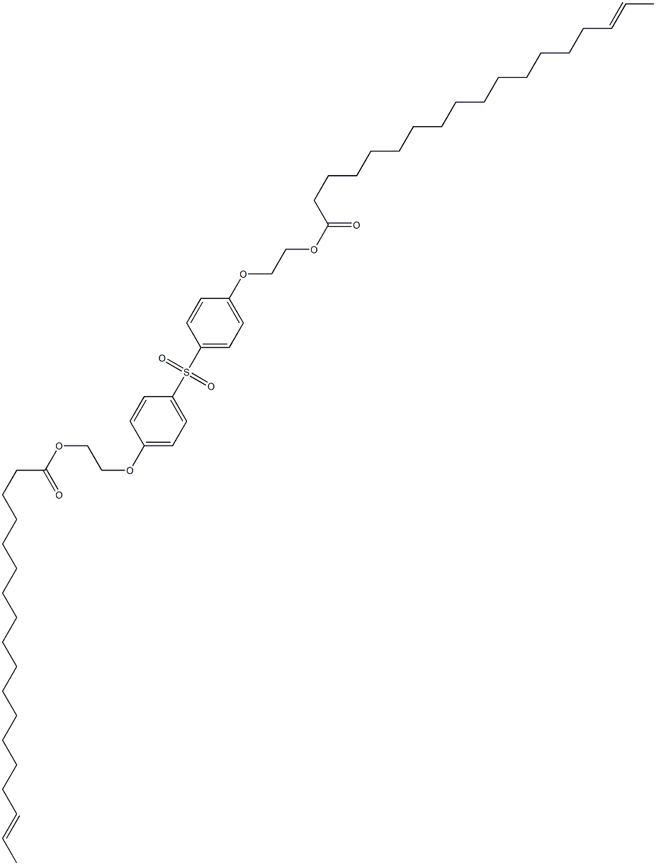 Bis[4-[2-(16-octadecenoyloxy)ethoxy]phenyl] sulfone Struktur