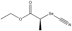 [S,(+)]-2-Selenocyanatopropionic acid ethyl ester Struktur