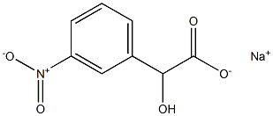 (+)-m-Nitro-L-mandelic acid sodium salt Struktur